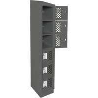 Petit casier perfor&eacute; Clean-Line, 6 niveaux, 15" x 72" x 12", Acier St. Lawrence Industrial & Safety Supply
