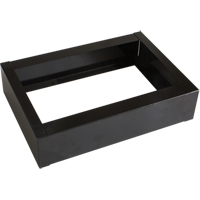 All-Welded Concorde - Heavy-Duty Lockers Recessed Base, 1 Banks, 4" H x 12" W x 17" D, Black, Steel St. Lawrence Industrial & Safety Supply