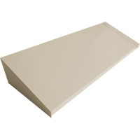 All-Welded Concorde - Heavy-Duty Lockers Sloping Top, 4 Bank, 18" D x 48" W x 6" H, Beige, Steel St. Lawrence Industrial & Safety Supply