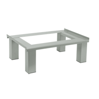 Base sur pied, 4 Blocs, 6" lo x 48" la x 18" p, Gris, Acier St. Lawrence Industrial & Safety Supply