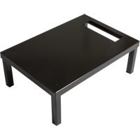 All-Welded Concorde Free Standing Locker Base, 2 Banks, 6" H x 24" W x 18" D, Black, Steel St. Lawrence Industrial & Safety Supply