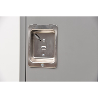 Casiers assembl&eacute;s, 2 niveaux, 12" x 18" x 72", Acier, Gris, Rivet (assembl&eacute;) St. Lawrence Industrial & Safety Supply