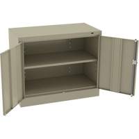 Armoire standard &agrave; hauteur de bureau, Acier, 30" h x 36" la x 18" P, Beige St. Lawrence Industrial & Safety Supply