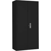Armoire garde-robe, Acier, 36" la x 18" p x 72" h, Noir St. Lawrence Industrial & Safety Supply