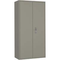 Armoire garde-robe, Acier, 36" la x 18" p x 72" h, Gris St. Lawrence Industrial & Safety Supply