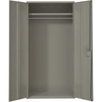 Armoire garde-robe, Acier, 36" la x 18" p x 72" h, Gris St. Lawrence Industrial & Safety Supply