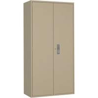 Combination Storage Cabinet, Steel, 6 Shelves, 72" H x 36" W x 18" D, Beige St. Lawrence Industrial & Safety Supply