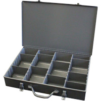 Compartment Steel Scoop Boxes, 17.875" W x 12" D x 3" H, 13 Compartments St. Lawrence Industrial & Safety Supply