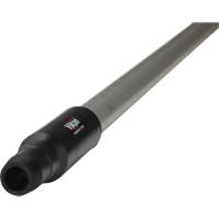 Transport Line Handle, Aluminum/Polypropylene, Ergonomic, Euro Threaded Tip, 1-1/4" Diameter, 59" Length St. Lawrence Industrial & Safety Supply