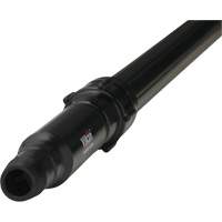 Transport Line Handle, Aluminum/Polypropylene, Telescopic, Euro Threaded Tip, 1-1/4" Diameter, 63" - 109" Length St. Lawrence Industrial & Safety Supply