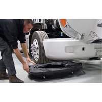Bac de vidange d'huile pour camion &agrave; profil bas avec couvercle St. Lawrence Industrial & Safety Supply