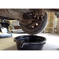 Black Oval Drain Pan St. Lawrence Industrial & Safety Supply