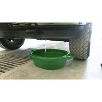 Green Oval Drain Pan St. Lawrence Industrial & Safety Supply