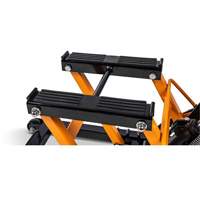 ATV and Motorcycle Jack, 0.75 Ton(s) Capacity, 4-2/3" Lowered, 14-1/2" Raised, Manual Hydraulic St. Lawrence Industrial & Safety Supply
