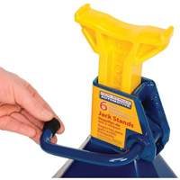 Jack Stand, Locking Handle/Ratchet, 6 tons Capacity, 25-1/4" H St. Lawrence Industrial & Safety Supply