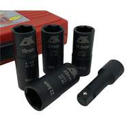 Flip Socket Kit, 5 Pieces, 1/2" Drive Size St. Lawrence Industrial & Safety Supply
