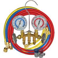 Ensemble de jauge &agrave; collecteur en laiton 2 voies R134A St. Lawrence Industrial & Safety Supply