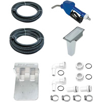 Pompe de transfert de fluide d'&eacute;chappement diesel (DEF) 115 V CA avec support pour cuve GRV et pistolet St. Lawrence Industrial & Safety Supply