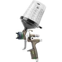 Pistolet de peinture de premi&egrave;re qualit&eacute; pour peinture automobile avec psi num&eacute;rique X5500 HVLP 1,2 I RPS D, Entr&eacute;e d'air 1/4" NPT, 15,19 pi³/min, Capacit&eacute; 0,6 L/0,9 L, 0,17 psi St. Lawrence Industrial & Safety Supply