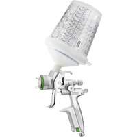 Pistolet de peinture de premi&egrave;re qualit&eacute; 4400?B HVLP?1,0 SR avec godet RPS 0,3?L, pour les retouches de finitions automobiles, Entr&eacute;e d'air 1/4" NPT, 4,24 pi³/min, Capacit&eacute; 0,3 L, 0,14 psi St. Lawrence Industrial & Safety Supply
