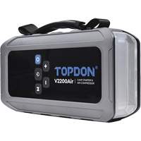 V2200Air 2-en-1: d&eacute;marreur de secours de 1200 A de pointe et gonfleur de pneus St. Lawrence Industrial & Safety Supply