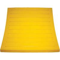 Cale de roue, Polyur&eacute;thane, Jaune, 15-1/4" la x 12-1/8'' p x 10-3/4" h St. Lawrence Industrial & Safety Supply