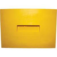 Cale de roue, Polyur&eacute;thane, Jaune, 15-1/4" la x 12-1/8'' p x 10-3/4" h St. Lawrence Industrial & Safety Supply