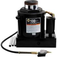 Cric-bouteille pneumatique, 100 tonnes, Air comprim&eacute;/hydraulique/Hydraulique &agrave; main, 17-22/25" Hauteur &eacute;lev&eacute;e St. Lawrence Industrial & Safety Supply