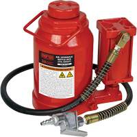 Cric-bouteille hydraulique de hauteur standard, 30 tonne(s), Air comprim&eacute;/hydraulique, 19-7/10" Hauteur &eacute;lev&eacute;e St. Lawrence Industrial & Safety Supply