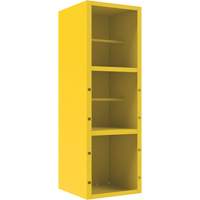 Spill Control Cabinet, 1 Shelves, 72" H x 24" W x 24" D, Steel, Yellow St. Lawrence Industrial & Safety Supply