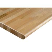 Hardwood Workbench Top, 72" W x 36" D, Bullnose Edge, 1-1/4" Thick St. Lawrence Industrial & Safety Supply