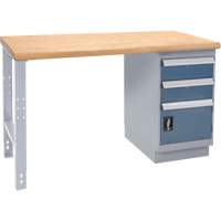 &eacute;tabli industriel, Porte a/combinaison de tiroirs, Cap 1000 lb, 36" la x 72" p, 34" h St. Lawrence Industrial & Safety Supply