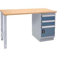 &eacute;tabli industriel, Porte a/combinaison de tiroirs, Cap 1000 lb, 72" la x 36" p, 34" h St. Lawrence Industrial & Safety Supply
