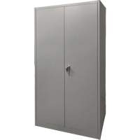 Storage Cabinet, Steel, 4 Shelves, 78" H x 36" W x 24" D, Grey St. Lawrence Industrial & Safety Supply