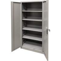 Storage Cabinet, Steel, 4 Shelves, 78" H x 36" W x 24" D, Grey St. Lawrence Industrial & Safety Supply