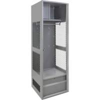 Gear Locker, Steel, 24" W x 24" D x 72" H, Grey St. Lawrence Industrial & Safety Supply