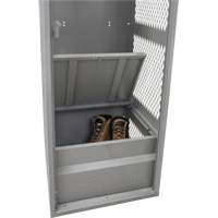 Gear Locker, Steel, 24" W x 24" D x 72" H, Grey St. Lawrence Industrial & Safety Supply