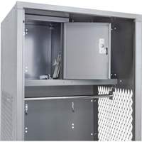 Gear Locker, Steel, 24" W x 24" D x 72" H, Grey St. Lawrence Industrial & Safety Supply
