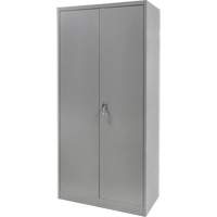 Armoire garde-robe, Acier, 36" la x 18" p x 72" h, Gris St. Lawrence Industrial & Safety Supply