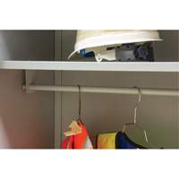 Armoire garde-robe, Acier, 36" la x 18" p x 72" h, Gris St. Lawrence Industrial & Safety Supply