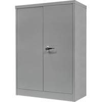 Armoire de rangement &agrave; hauteur de comptoir, Acier, 2 Tablettes, 42" h x 30" la x 15" P, Gris St. Lawrence Industrial & Safety Supply