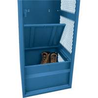 Gear Locker, Steel, 24" W x 18" D x 72" H, Dark Blue St. Lawrence Industrial & Safety Supply