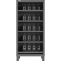 Armoire robuste &agrave; façade ouverte avec s&eacute;parateurs, Acier, 0 tiroirs, 36" x 24" x 78", Gris St. Lawrence Industrial & Safety Supply