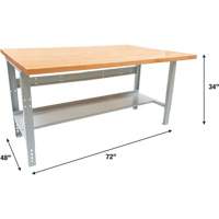 &eacute;tabli modulaire industriel, Cap 1000 lb, 72" la x 48" p St. Lawrence Industrial & Safety Supply
