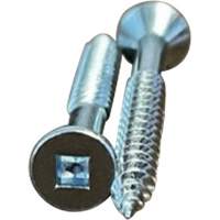 Flat SOC Wood Screws, #10 x 2" L, Zinc Plated St. Lawrence Industrial & Safety Supply