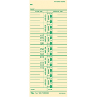Cartes de temps St. Lawrence Industrial & Safety Supply