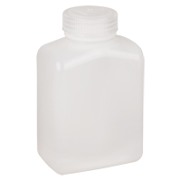 Bouteilles peu encombrantes &agrave; prise facile, Rectangulaire, 16 oz, Plastique St. Lawrence Industrial & Safety Supply