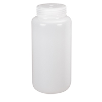 Bouteilles &agrave; large ouverture, Ronde, 8 oz, Plastique St. Lawrence Industrial & Safety Supply