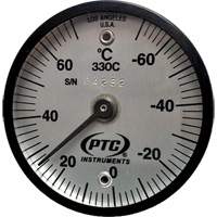 Thermom&egrave;tre de surface magn&eacute;tique, Contact, Analogique, -56.7-21.1°F (-70-70°C) St. Lawrence Industrial & Safety Supply