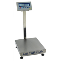 Balances &agrave; plateau &eacute;lectroniques Top Gun, 18" lo x 12" la, Capacit&eacute; de 150 lb St. Lawrence Industrial & Safety Supply